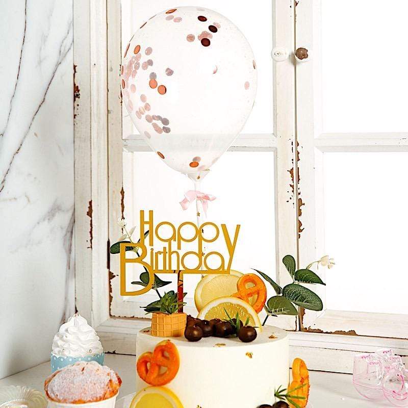 Mini Balloon Garland Cake Topper Set