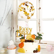 Mini Balloon Garland Cake Topper Set