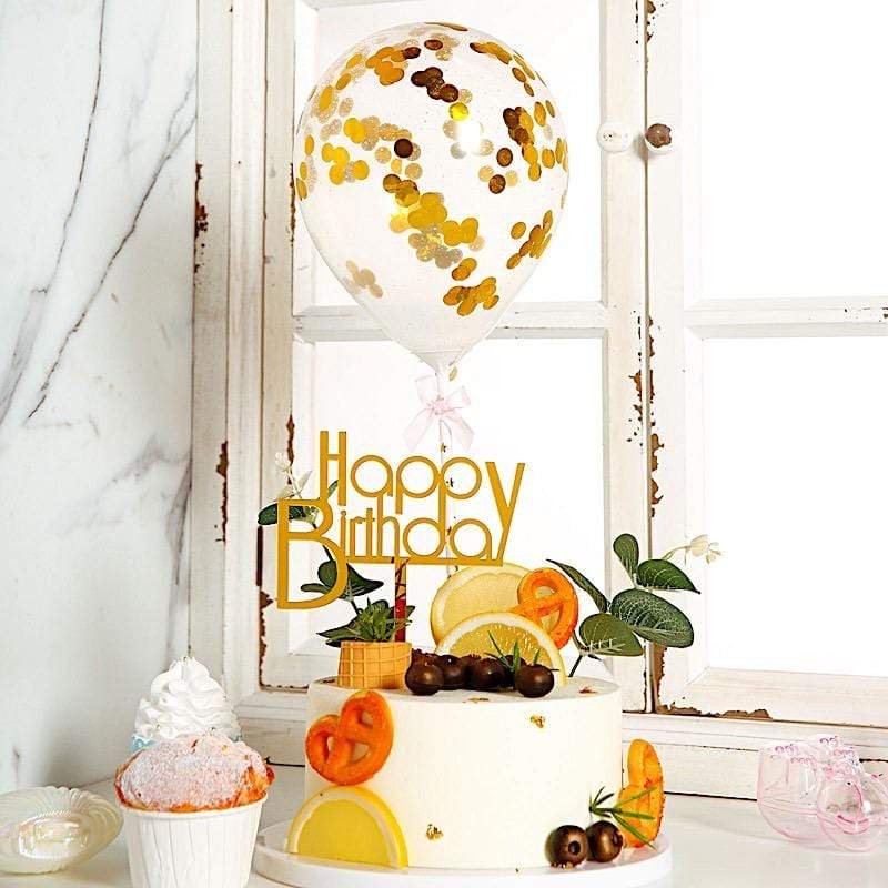Mini Balloon Garland Cake Topper Set