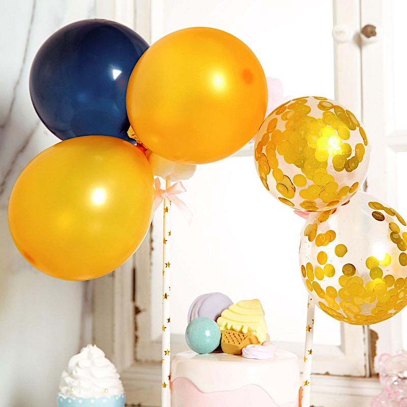 Mini Balloon Garland Cake Topper Set