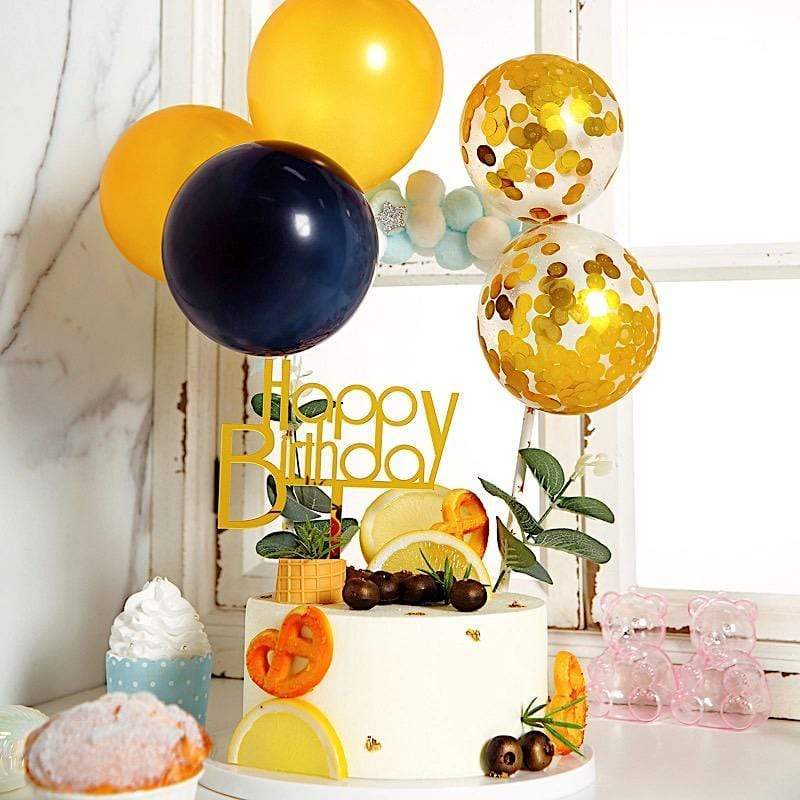 Mini Balloon Garland Cake Topper Set