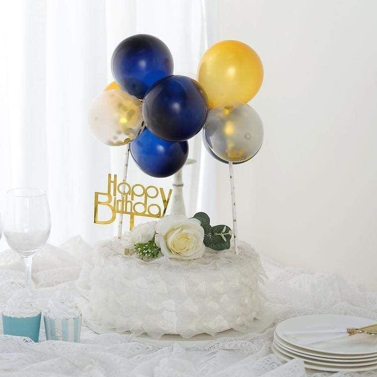 Mini Balloon Garland Cake Topper Set