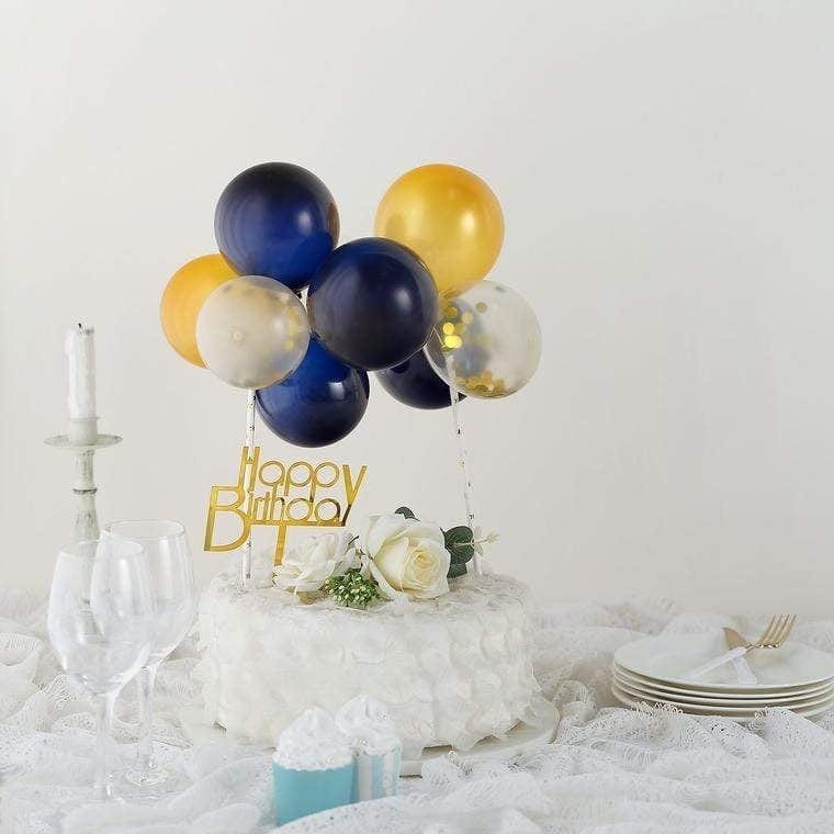 Mini Balloon Garland Cake Topper Set