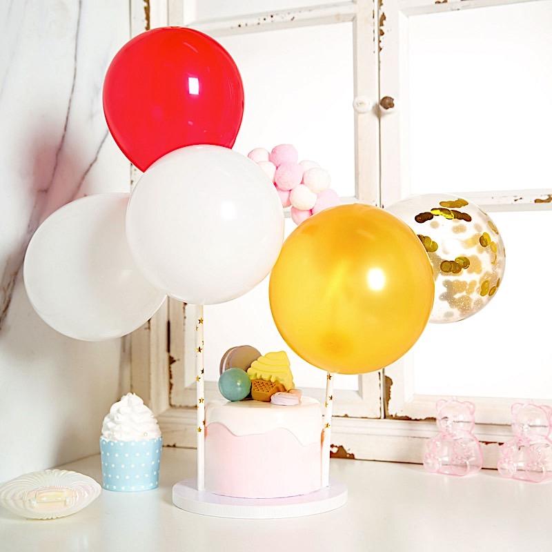Mini Balloon Garland Cake Topper Set