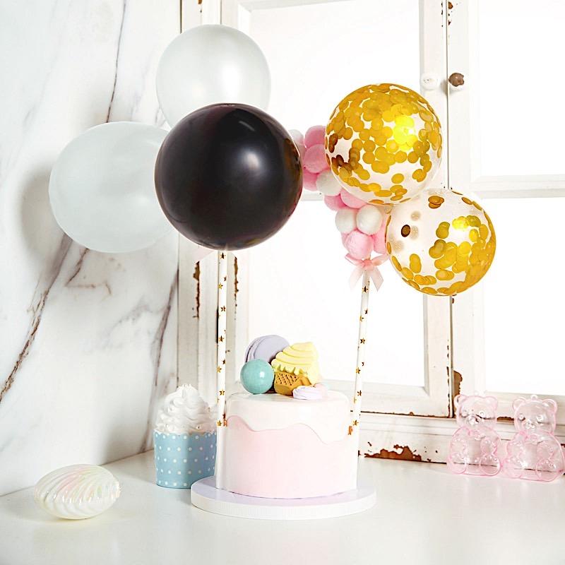Mini Balloon Garland Cake Topper Set