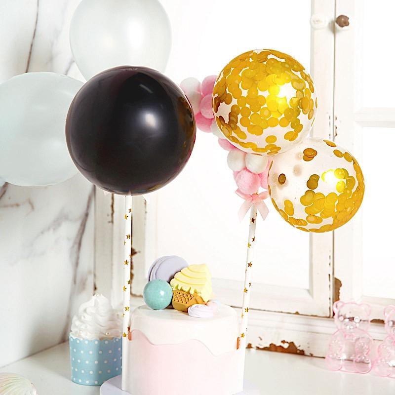 Mini Balloon Garland Cake Topper Set