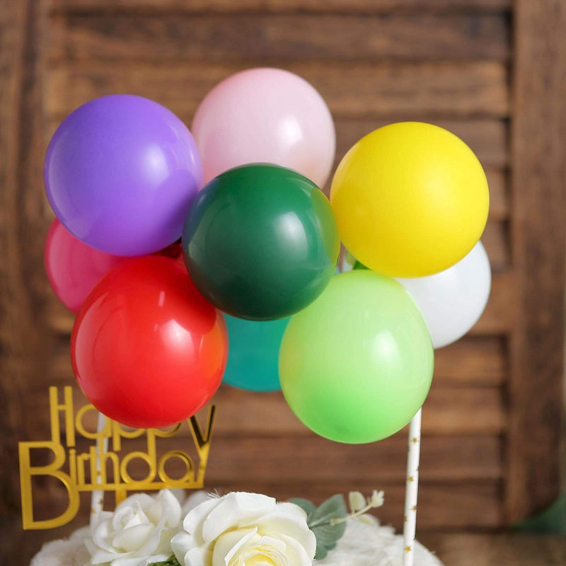 Mini Balloon Garland Cake Topper Set