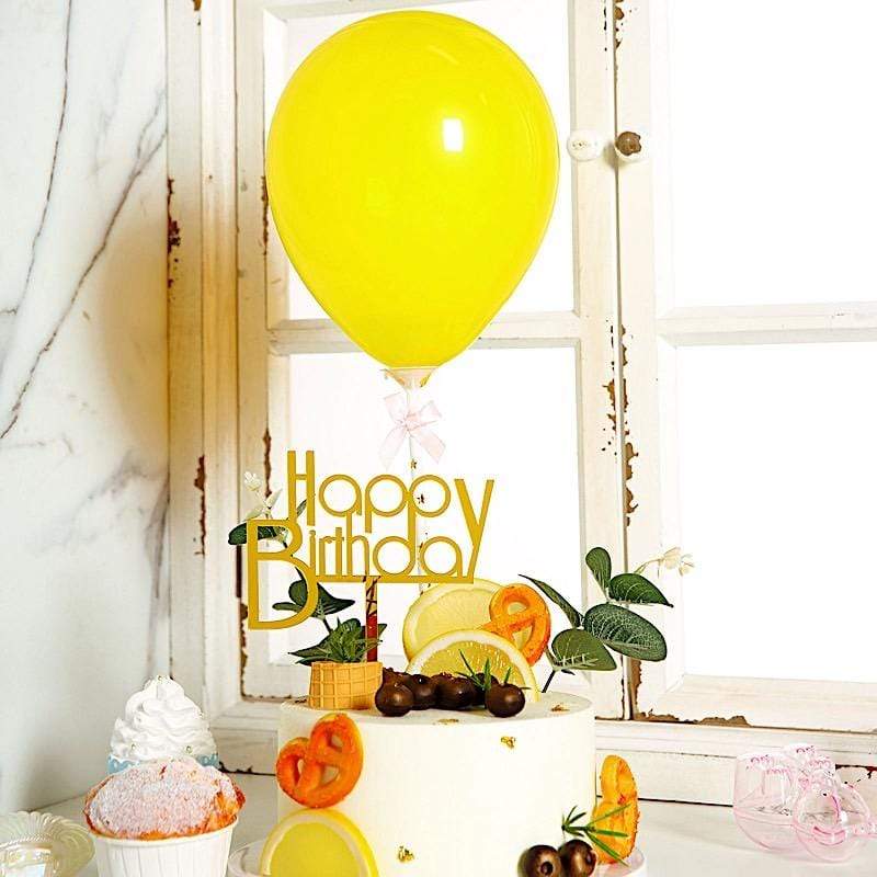 Mini Balloon Garland Cake Topper Set