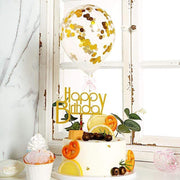 Mini Balloon Garland Cake Topper Set