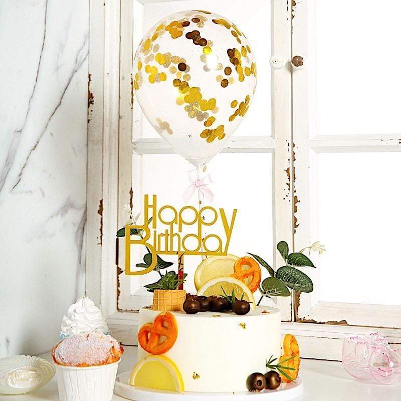 Mini Balloon Garland Cake Topper Set