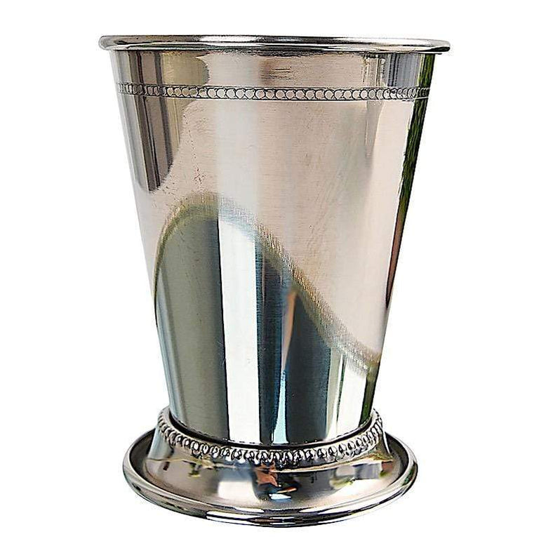 Mint Julep Cup Metal Vase Silver — LeilaniWholesale