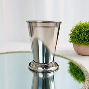 Mint Julep Cup Metal Vase - Silver SILV_JULEP_CUP_LG