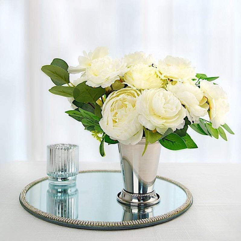 Mint Julep Cup Metal Vase Silver — LeilaniWholesale