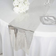 Mirror Foil on Tulle Table Runner
