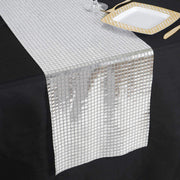 Mirror Foil on Tulle Table Runner