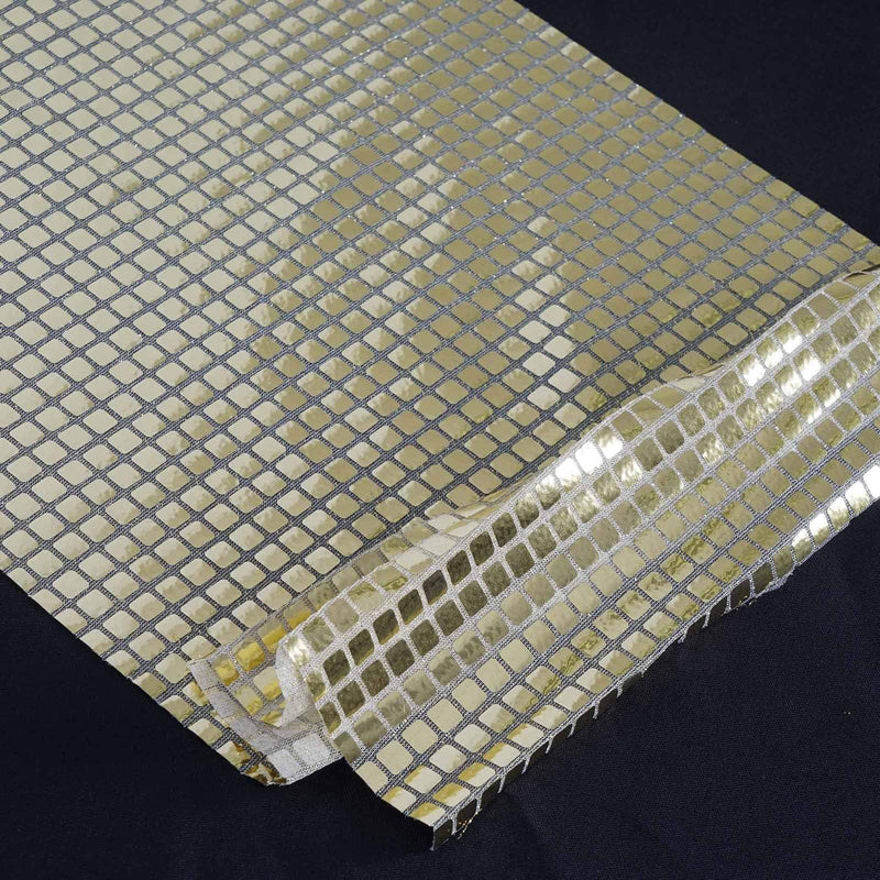 Mirror Foil on Tulle Table Runner