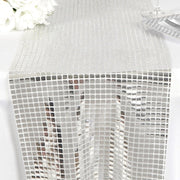 Mirror Foil on Tulle Table Runner
