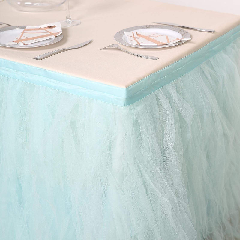 Multi Layers Tulle Table Skirt