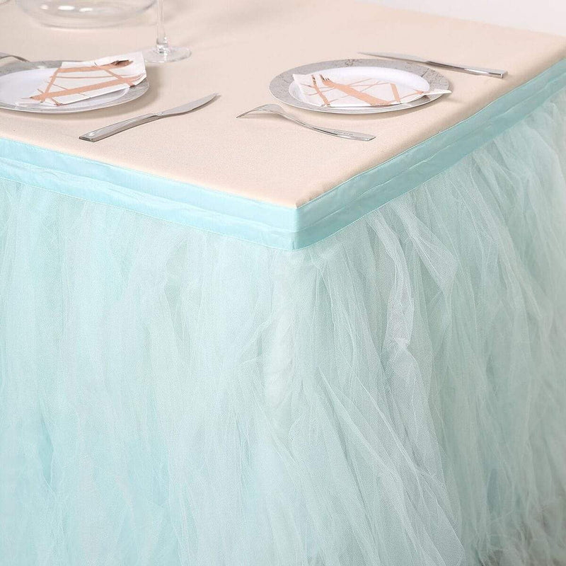 Multi Layers Tulle Table Skirt
