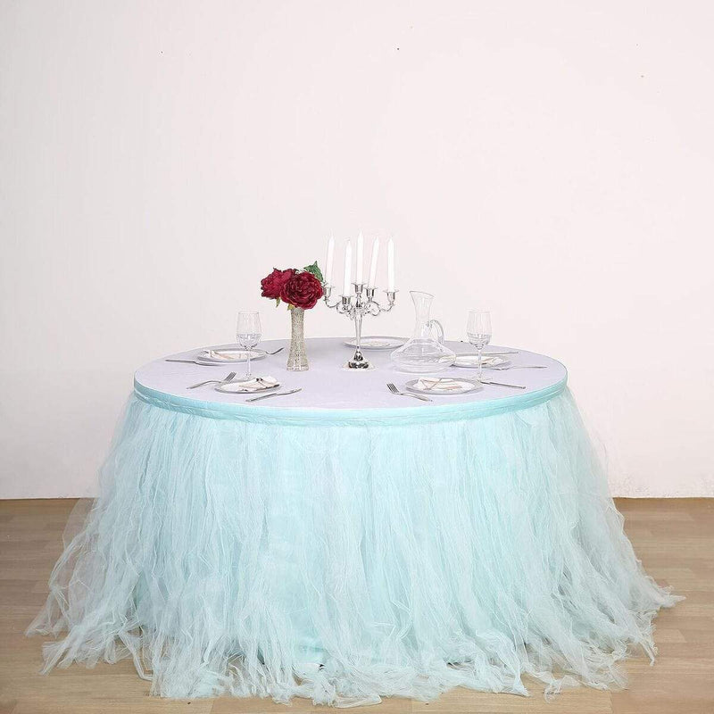 Multi Layers Tulle Table Skirt