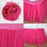 Multi Layers Tulle Table Skirt