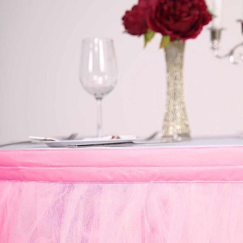 Multi Layers Tulle Table Skirt