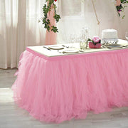 Multi Layers Tulle Table Skirt