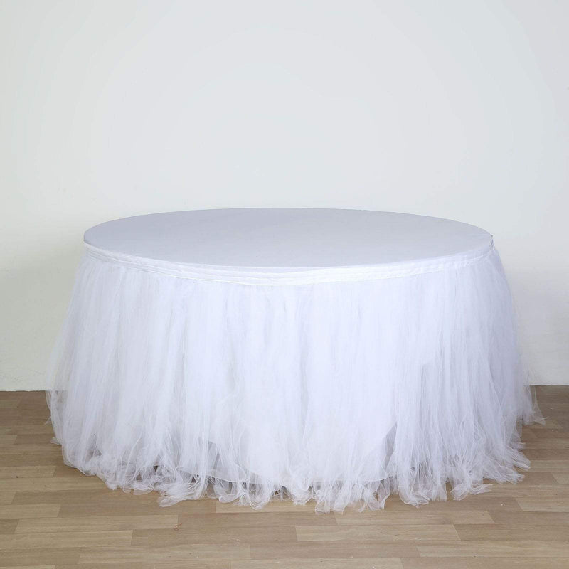 Multi Layers Tulle Table Skirt
