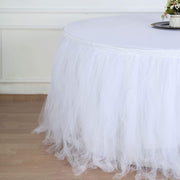 Multi Layers Tulle Table Skirt