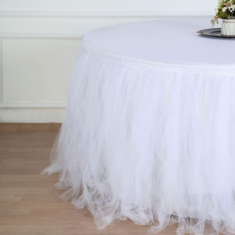 Multi Layers Tulle Table Skirt