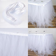 Multi Layers Tulle Table Skirt