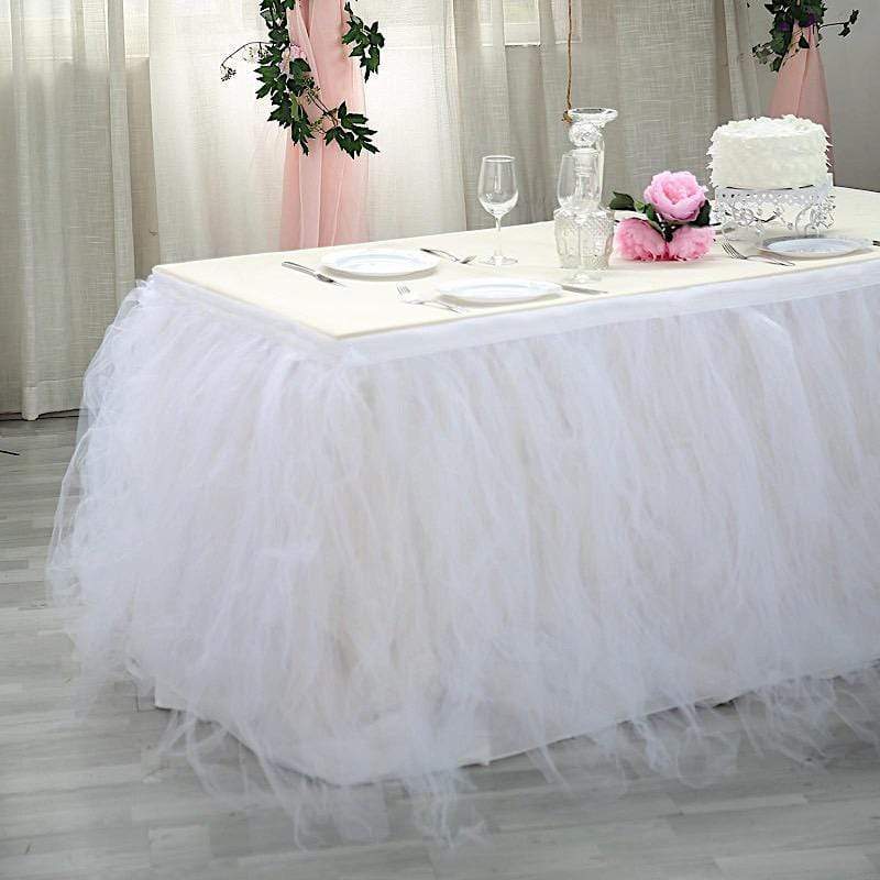 Multi Layers Tulle Table Skirt