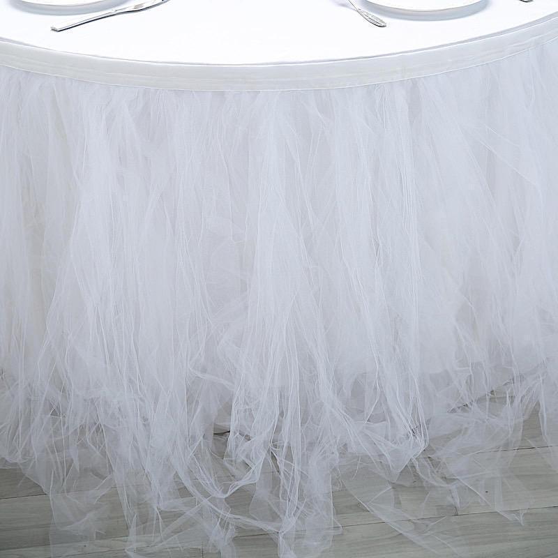 Multi Layers Tulle Table Skirt
