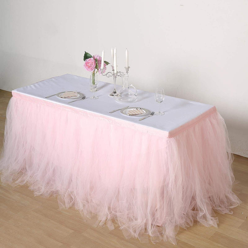 Multi Layers Tulle Table Skirt