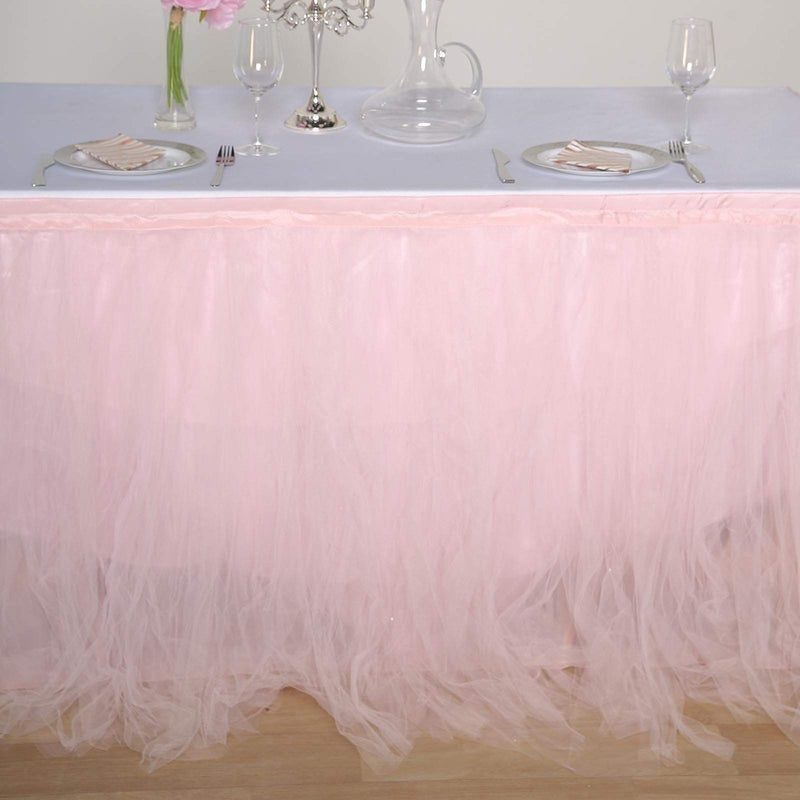 Multi Layers Tulle Table Skirt