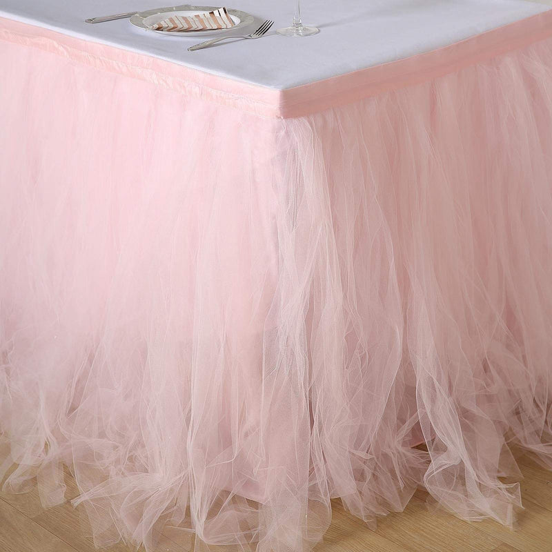 Multi Layers Tulle Table Skirt