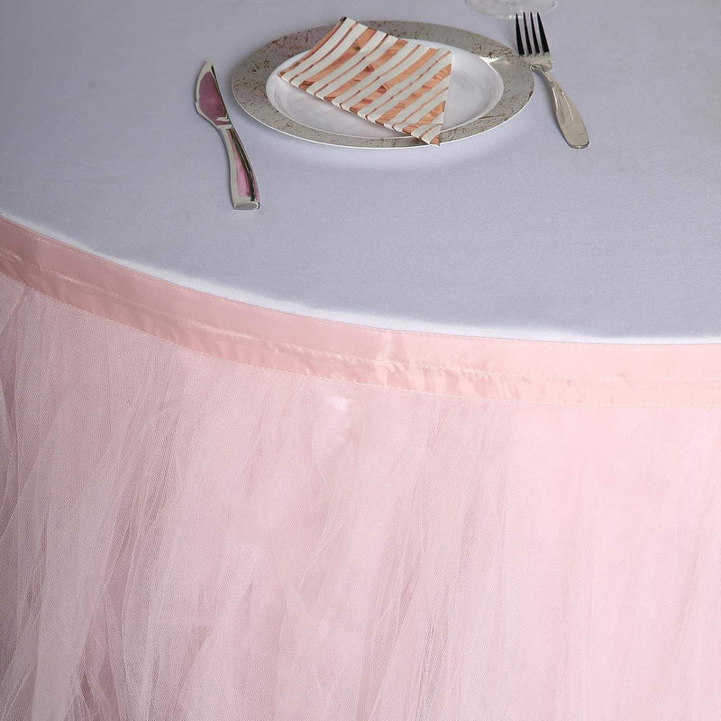 Multi Layers Tulle Table Skirt