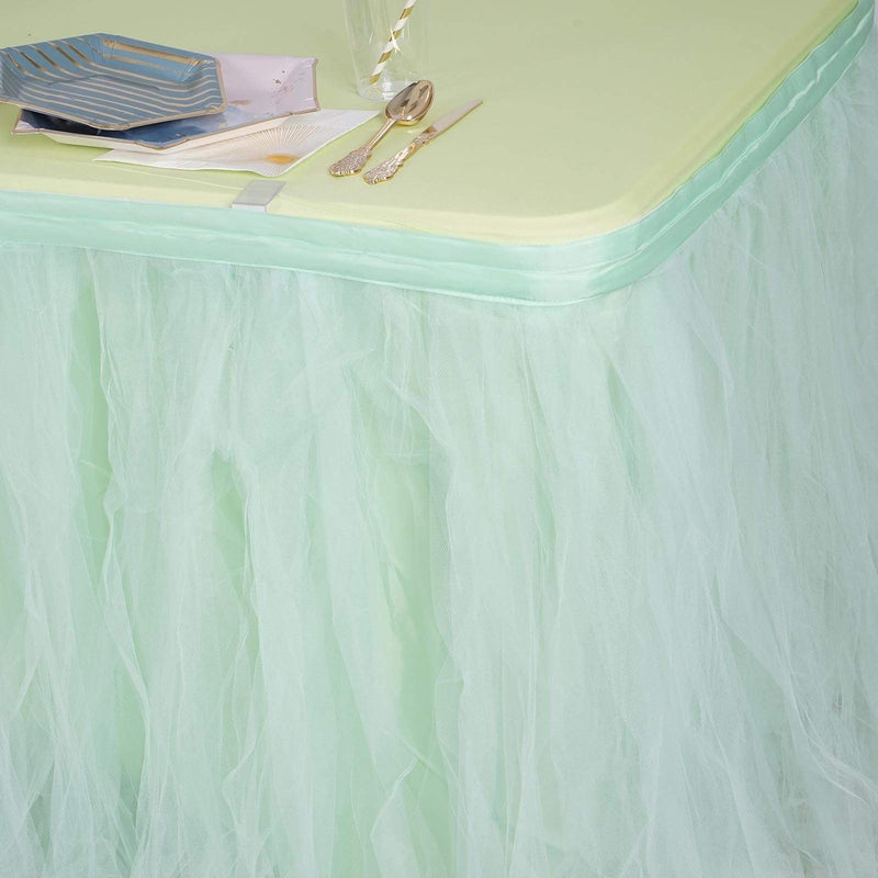 Multi Layers Tulle Table Skirt