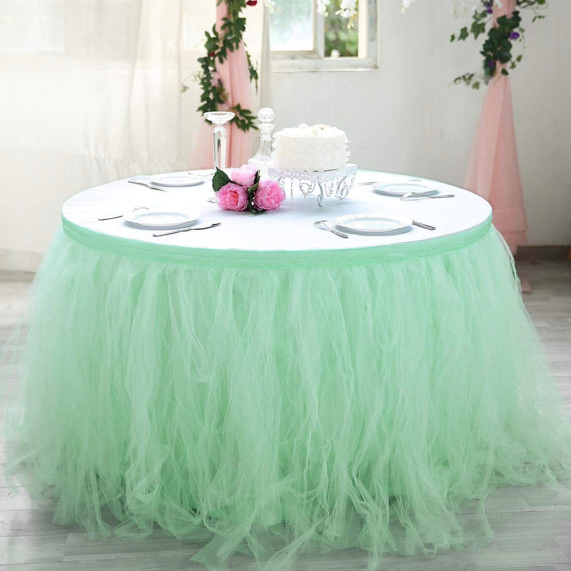 Multi Layers Tulle Table Skirt