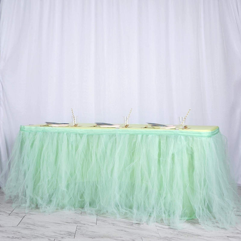 Multi Layers Tulle Table Skirt