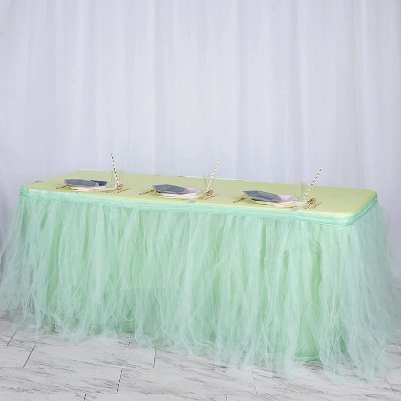 Multi Layers Tulle Table Skirt