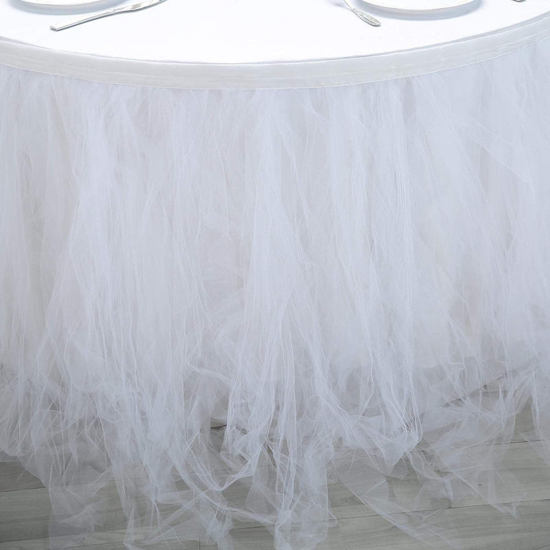 Multi Layers Tulle Table Skirt