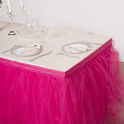 Multi Layers Tulle Table Skirt