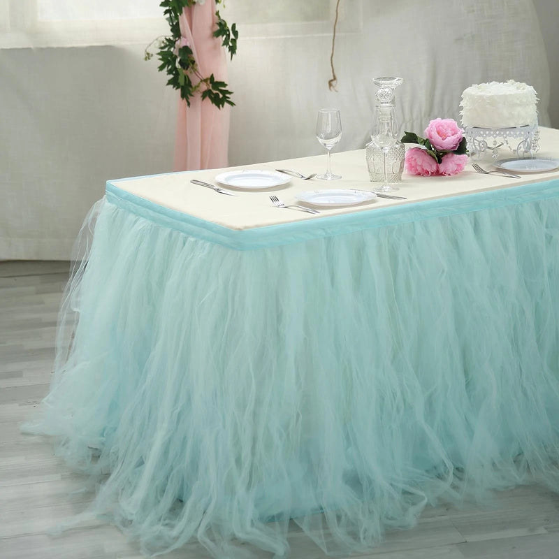 Multi Layers Tulle Table Skirt