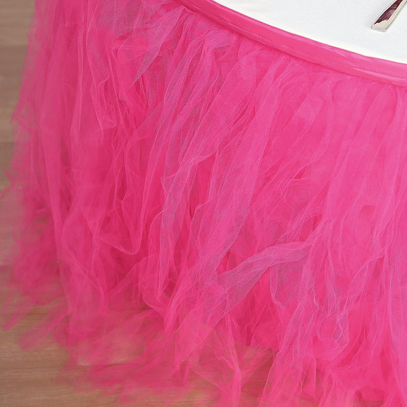 Multi Layers Tulle Table Skirt