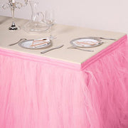 Multi Layers Tulle Table Skirt SKT_T01_PINK_17
