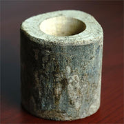 Natural Brown Wood Tea Light Holder Rustic Wedding Party Centerpieces CAND_HOLD_W_NAT