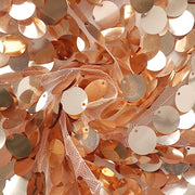 Payette Sequin Fitted Round Top Wedding Arch Backdrop Stand Cover