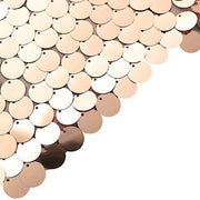 Payette Sequin Fitted Round Top Wedding Arch Backdrop Stand Cover