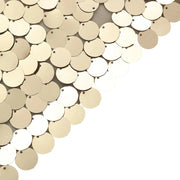 Payette Sequin Fitted Round Top Wedding Arch Backdrop Stand Cover